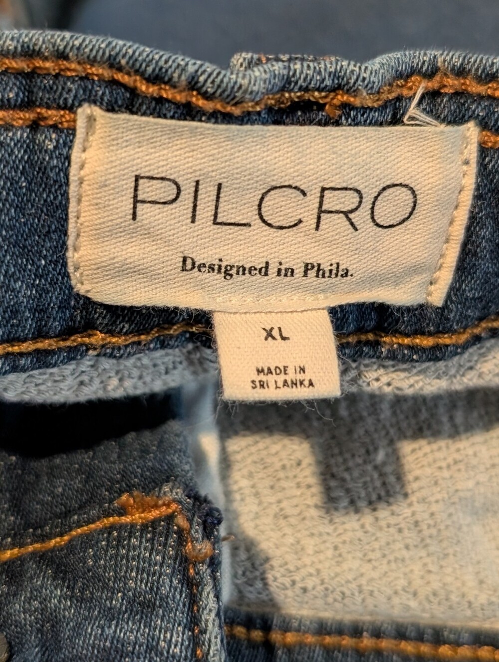 Anthropologie Pilcro The Jenna Mid-Rise Cotton Adjustable Waist Relaxed Jeans XL - Picture 7 of 9